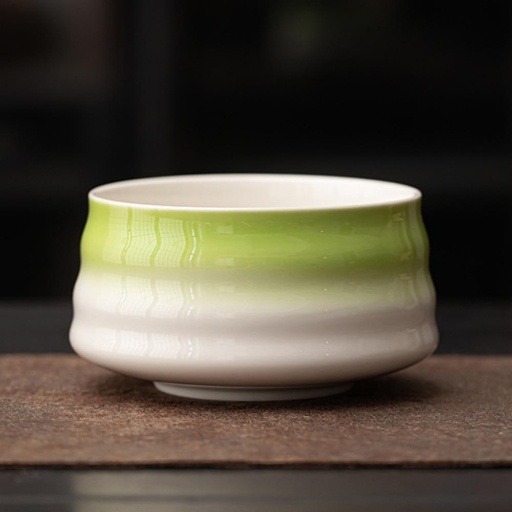 Smooth Tea Salad Soup Bowl Ceramic Green Tea Maker Cup Matcha Bowl  for Tea Set Accessories