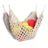 1pcs Home Kitchen Fruit Hanging Basket,Hanging Fruit Hammock For Kitchen Under Cabinet, Handwoven Hanging Fruit Holder For Home Boat Camper