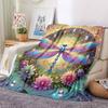 1pc Butterfly Garden Blanket, Lightweight Flannel Throw Blanket For Sofa, Bed, Travel214
