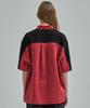ZENSAI Preppy Polo Shirt Red