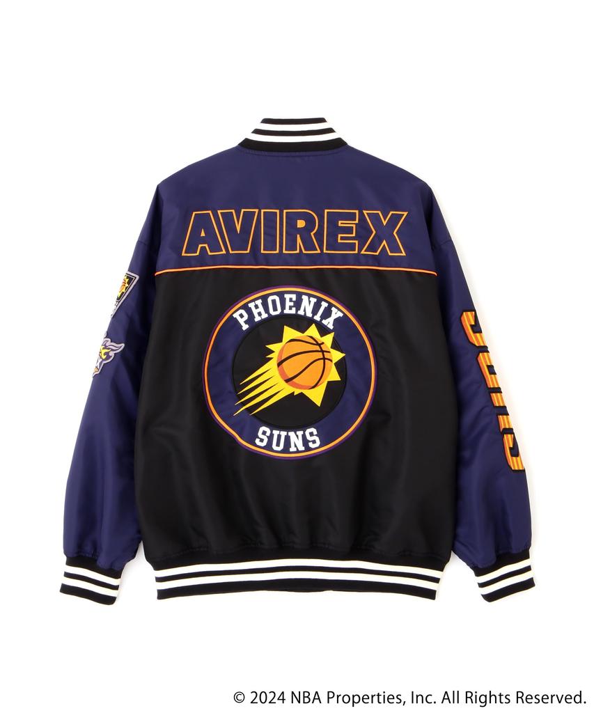 NBA NYLON JACKET M 120 Navy [Avirex] Men's 783-5152010