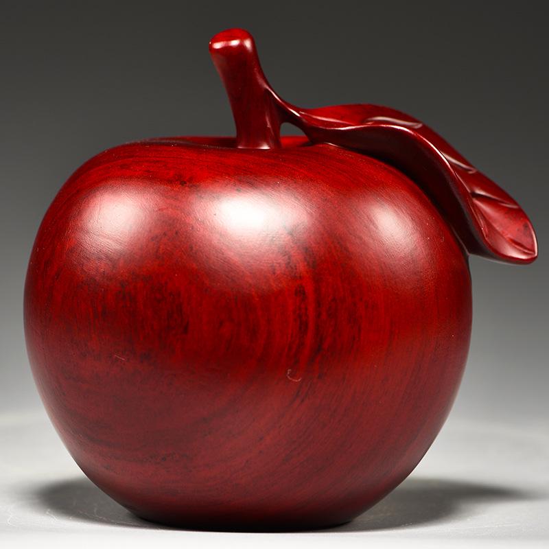 

Украшение Яблоко из Красного Сандала: Палисандровое Яблоко Мира для Домашнего Декора, ТВ-тумбы для Гостиной и Подарки на Новоселье.