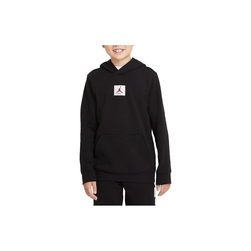 Jordan Logo Label Sports Hoodie Kids hoodies Black DQ7939-010