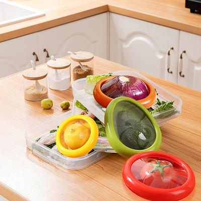 Fruit Vegetable Fresh-Keeping Cover Avocado Food Storage Box Fruit Preservation