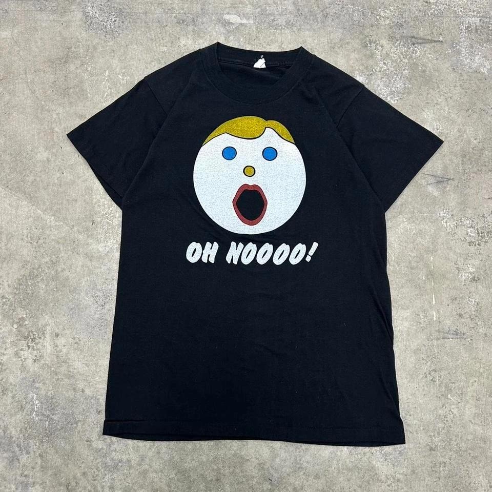 

Vintage 70 s Mr. Bill Show SNL Promo Tee Shirt Oh Noooo! Size Small M
