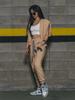 MOVINS.R Tigris Primavera Sweat Jogger Pants Beige