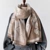 Plaid Floral Scarf Cashmere Winter Shawls and Wraps Women Thick Warm Bufanda Mujer Poncho Stoles Pashmina