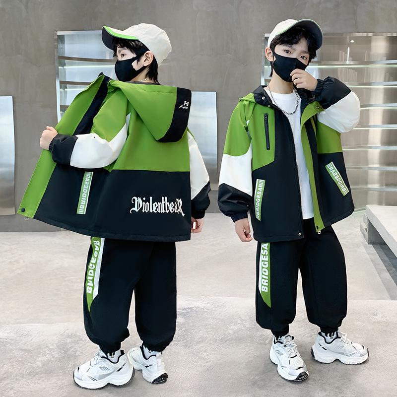 Boys' Trendy Cool Set - 2025 Spring and Autumn Sportswear for Big Kids