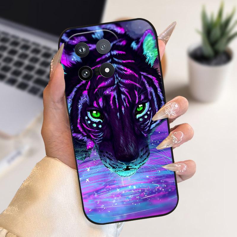 For Vivo IQOO 15 5G Case Fashion Lion Animals Printed Silicone Soft TPU Back Cover For IQOO15 China Phone Fundas Protect Shell