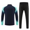 Unisex Autumn-Winter Football Training Half-Zip Jacket & Jersey Set
