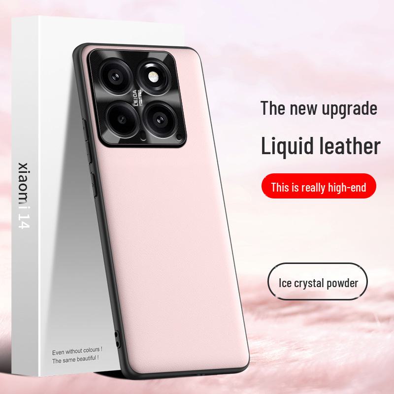 

Чехол для телефона Xiaomi 14 Liquid Leather Anti-Fall Protective - One Piece Xiaomi 14