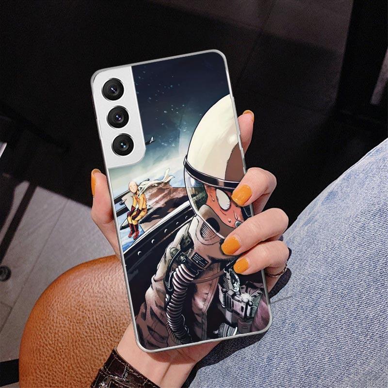 One-Punch Man Anime Phone Case For Samsung Galaxy S24 S25 Edge S26 Ultra S23 S22 S21 Plus S20 FE + Personalized Print Cover Gala