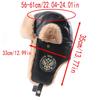 Warme gefütterte Winter-Trapper-Mütze Outdoor-Kaltwetter-Mütze Modische Damenmütze für Damen und Herren
