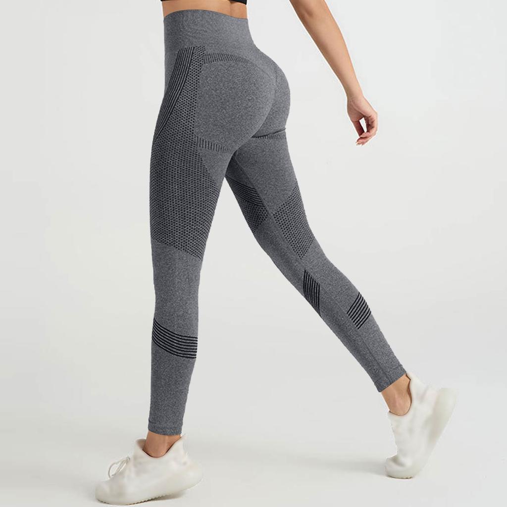 Women's Casual Seamless Hip Lifting Fitness Pants With Tight Fit And High Waist, Seach Hip Yoga Pants