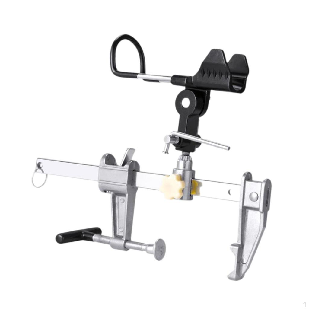 Bridge Fishing Stand Rod Holder Universal Flexible Easy Installation Degree Rotate Pole