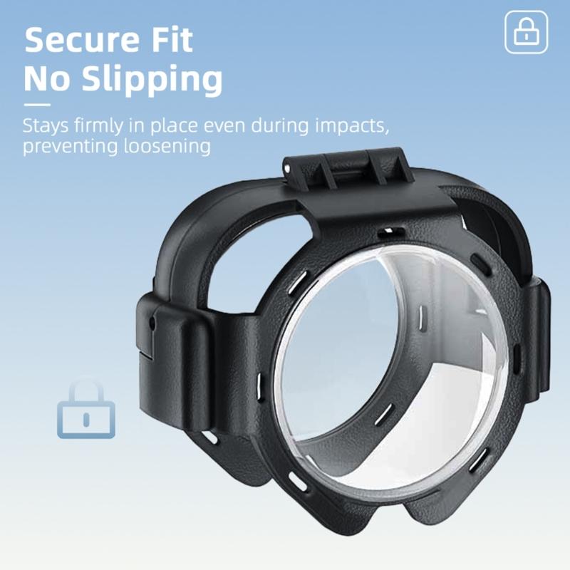 AntiFog Ventilated Lens Protectors for X5 Camera Tempereds Glass Cover With Secure Snap On