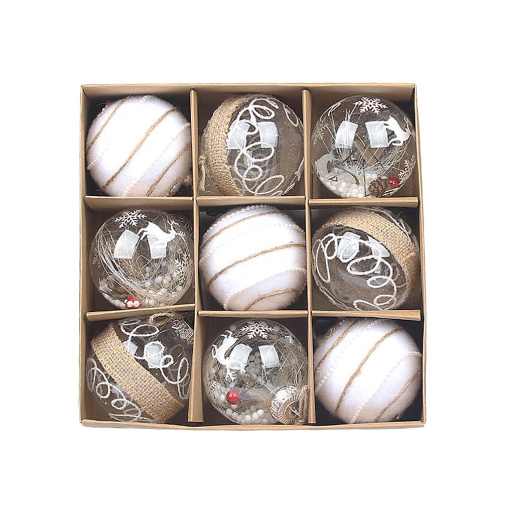 Weihnachtsdekoration Transparente Kugel Ornamente Hängekugeln Für Feiertagspartys Baumschmuck