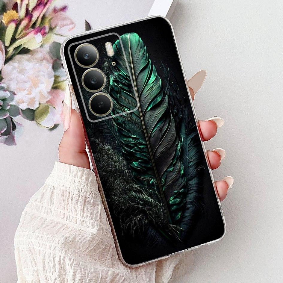Für Realme C75 Hülle 2024 Niedlicher Löwe Marmor Panda Weiches Silikon Klares TPU Handy Rückseite Schutzhülle Für Realme C75 4G C 75 Coque