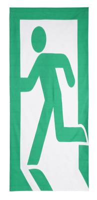 Noren Noren 180cm Length Emergency Exit Pictogram Emergency Exit Funny Unique Trompe Long Length Ornament Decoration Stylish Modern Scandinavian