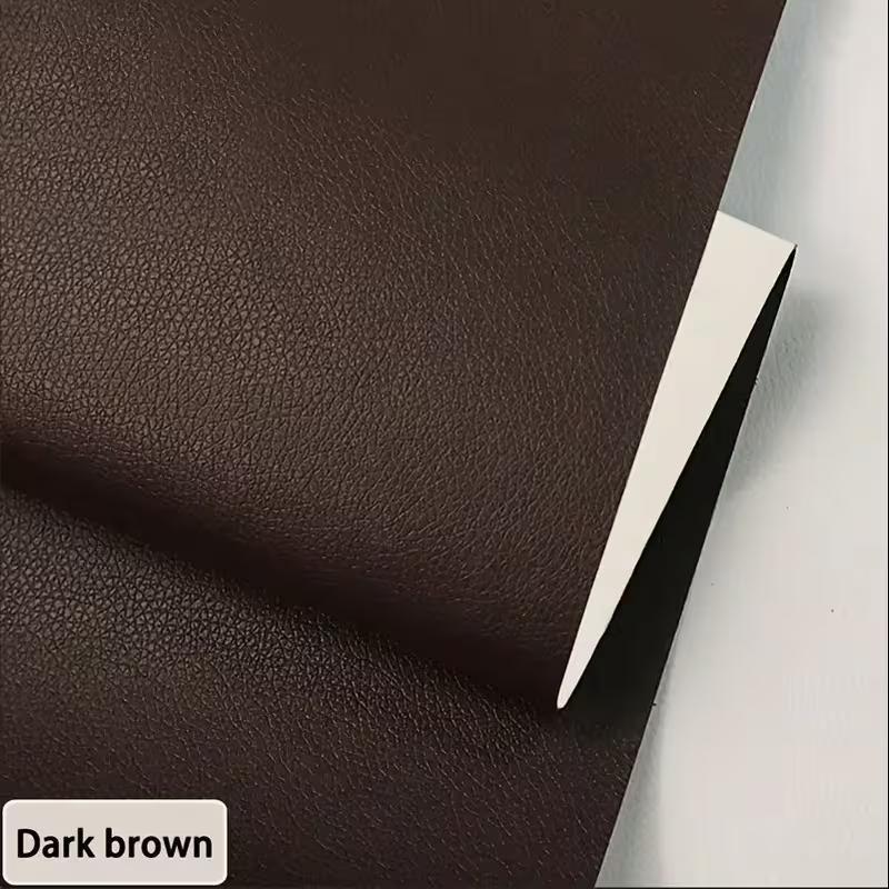 

1PC 2mx30cm Artificial Leather Repair Tape Car Seat Bag Shoe Bed Fix Mend Faux PU Self-adhesive Leather Patch Sticker DIY 2mx30cm коричневий
