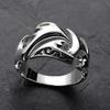 Ring Men's Trendy Hip-Hop Single Ring Flame Ring Ring Index Finger Ring Little Thumb Ring
