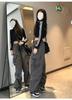 Retro Spicy Girl Hip Hop Wide-Leg Cargo Joggers