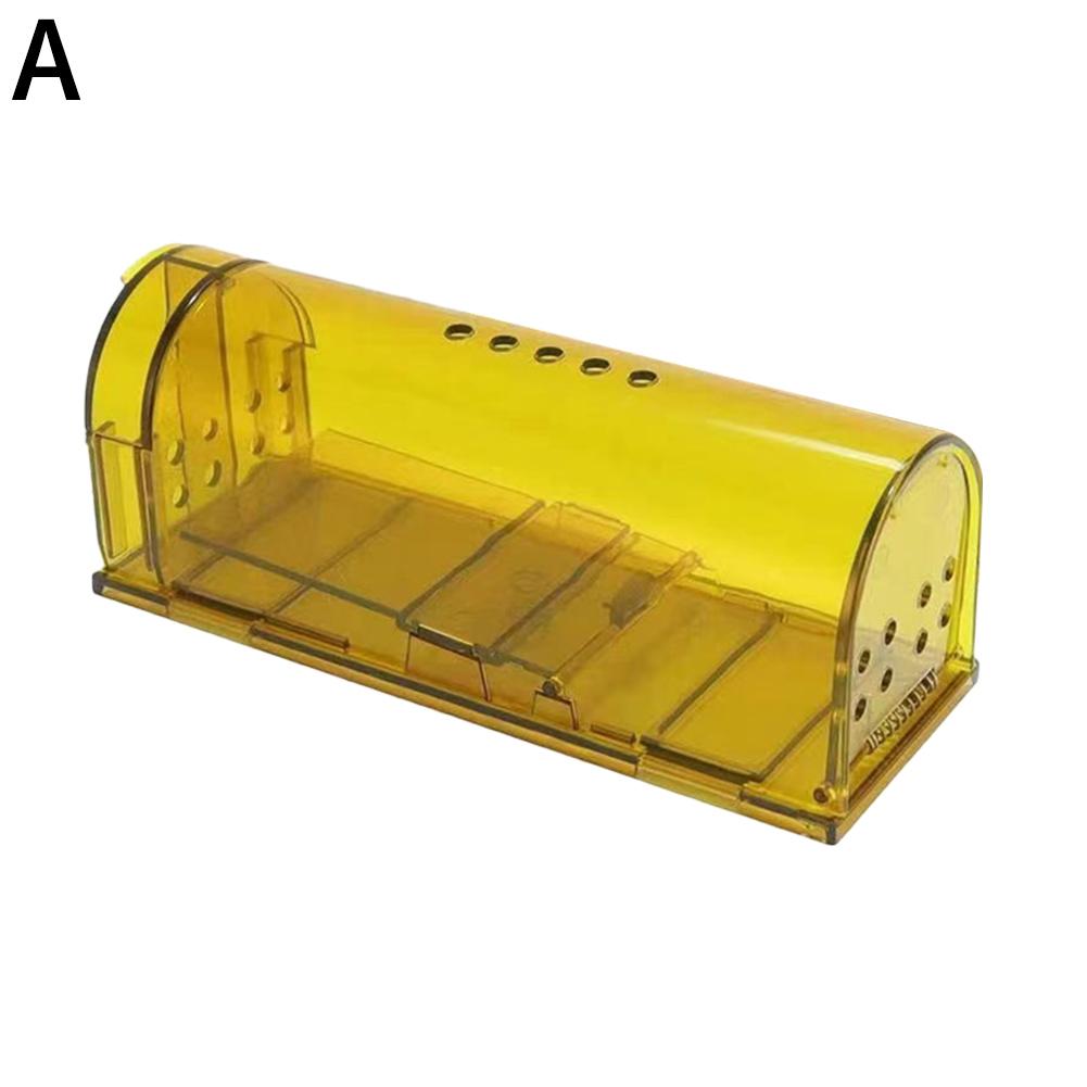 1PCS Plastic Mousetrap Bedroom Kitchen Warehouse Mousetrap With Handle Easily Catch Rats High Sensitive Pedal Trap