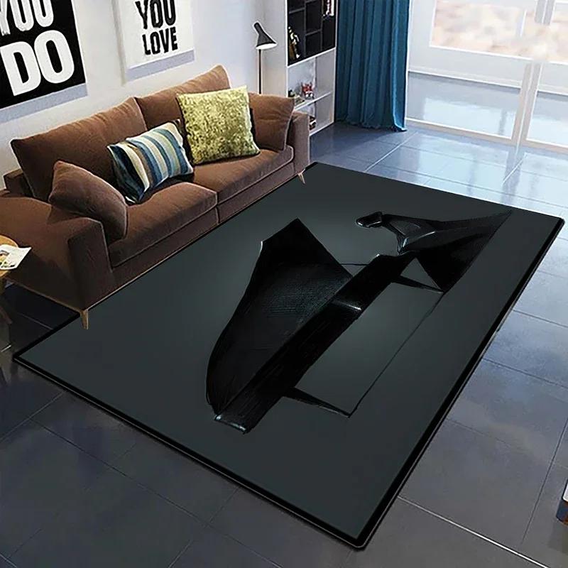Colorful Music Guitar Melody 3D Printed Carpets for Living Room Non-Slip Area Rug Bedroom Bedside Home Decor Polyester Floor Mat