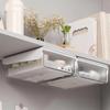 Space Saving Under Desk Drawer Organizer Slide Buckle Hidden Office Organizer  Desk Drawer