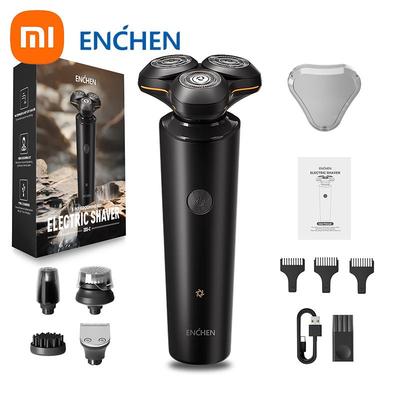ENCHEN X8S-C Elektrikli Tıraş Makinesi 4 Yedek Başlıkla Çok Amaçlı Type-C Şarj Edilebilir Taşınabilir Erkek Sakal Düzeltici