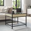 Infinity LED Coffee Table in Sonoma Oak 50 x 50 x 41 cm