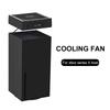 For Xbox Series X Game Console Cooling Fan Top Dust Proof Cover 3 Speed Adjustable Fan Cooling System RGB Breathing Light 2 USB