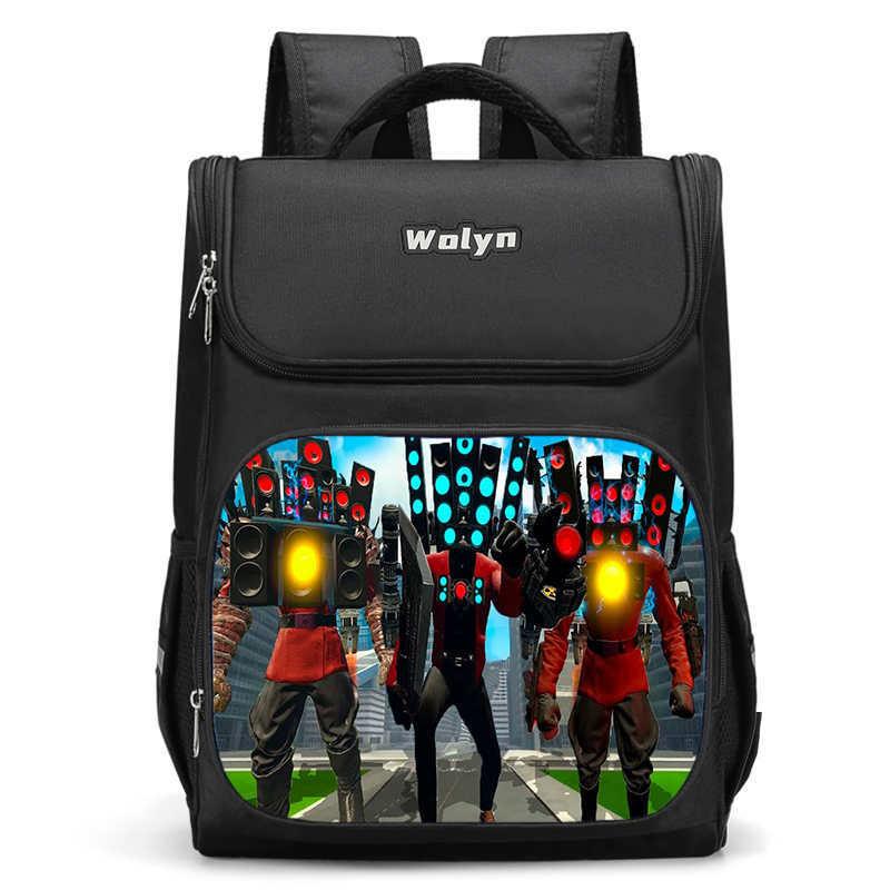 Trendy Oxford Cloth Backpack For Elementary School Students Large Capacity Design