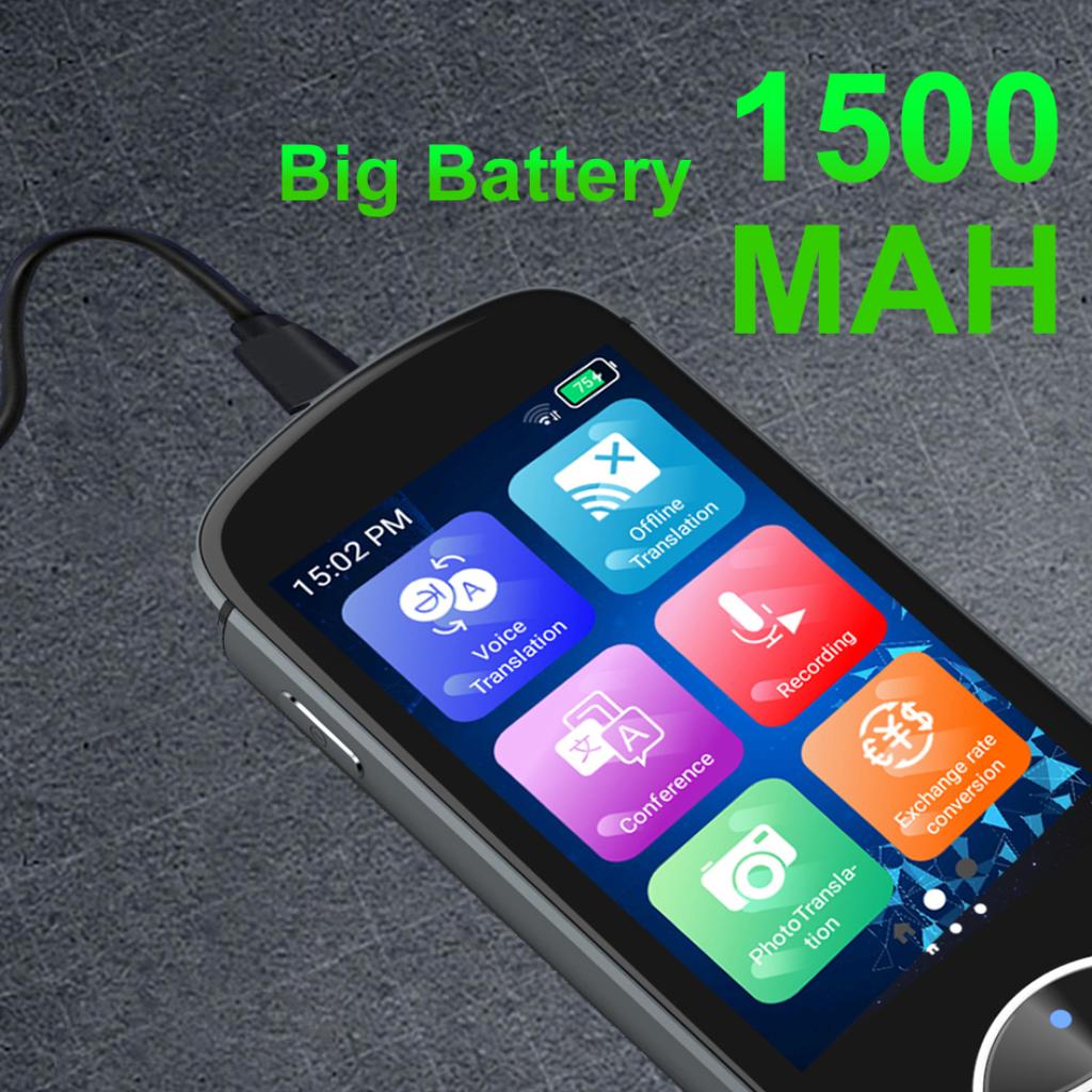 Intelligent Language Translation Machine with Multi Language Translation and Offline Translation, Camera Translation, 3.0-inch Touch Screen