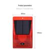 Solar-Powered Remote Control Alarm with Motion Sensor and Animal Repellent