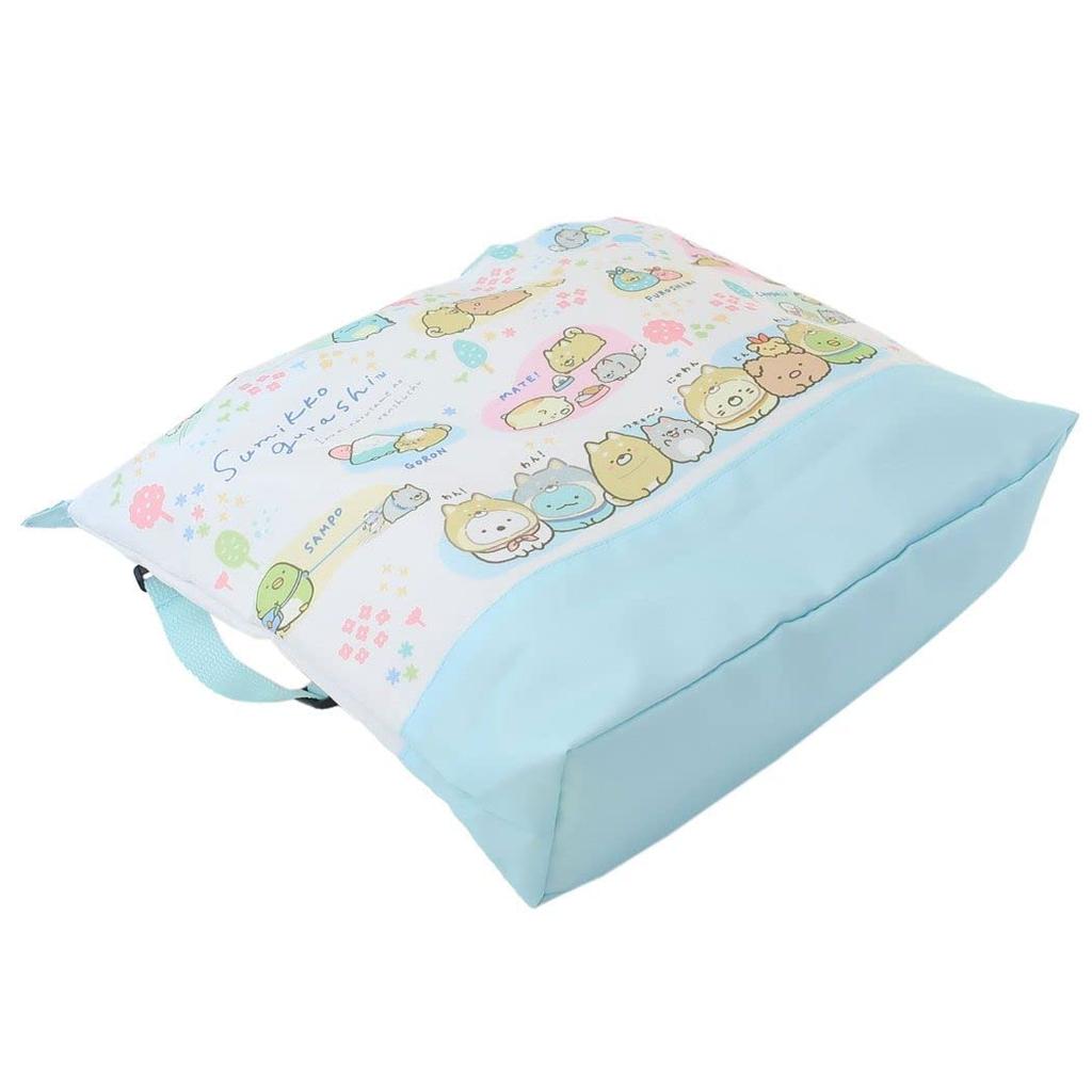 J's Planning Zipper 2-Way Tote Bag, Sumikkogurashi Dog Play SBF425
