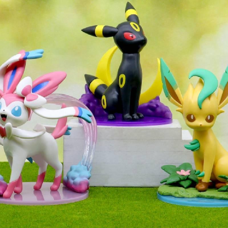 Sylveon Figure Moon Cartoon Animals Model Ornament Xmas Gift Garnish