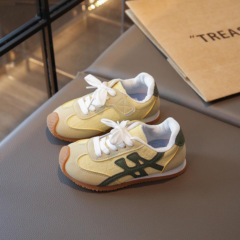 Children's Forrest Gump shoes 2025 new girls breathable casual shoes spring and autumn boys sports shoes medium and older children's net shoes