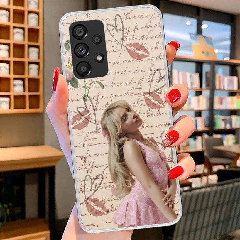 CR66 S-Sabrina C-Carpenter Phone Case For Samsung Galaxy A12 A22 A32 A52 A72 A02S Phone Case Note 20 Ultra 10 S10 Plus A51 A71 A