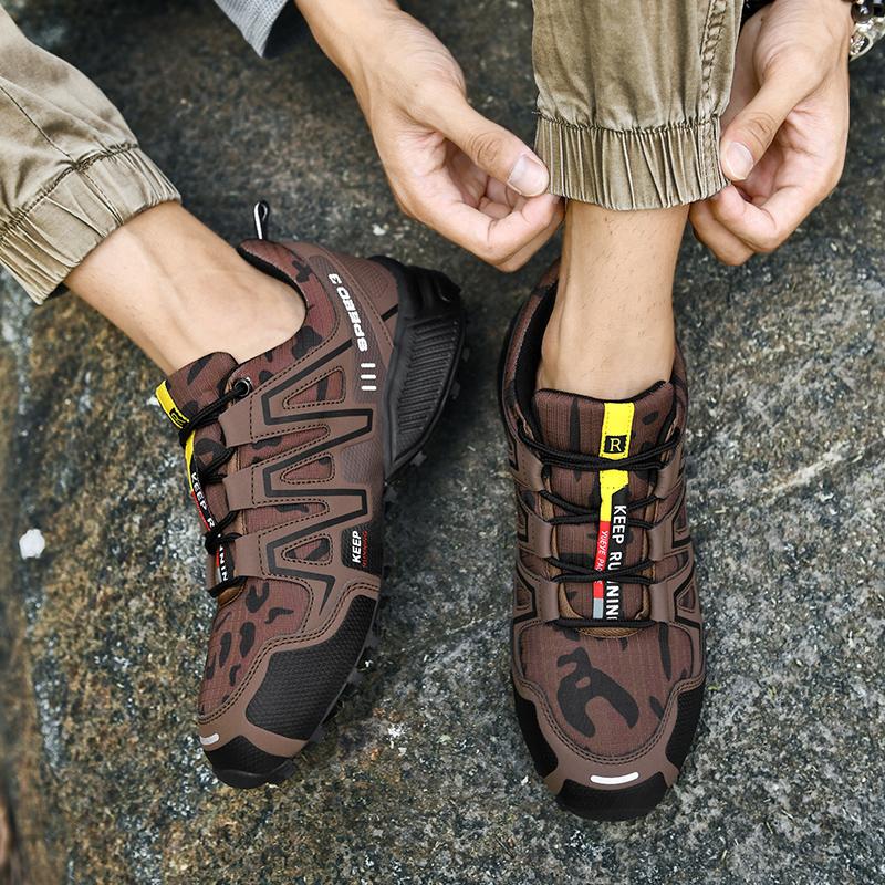 Zapatos de escalada de gran tamaño, zapatillas de senderismo antideslizantes para exteriores, zapatos deportivos cómodos de moda