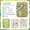 3Pcs Scenes Cartoon Landscape Sticker Pack Forest Village DIY 3D Stickers Cabin Scene Pocket Birthday Gift for Kid Child Student