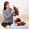 Kawaii Platypus Plush Toy Simulation Stuffed Animal Soft Pillow Cartoon Home Decor Kids Birthday Gift Prone Posture Doll