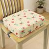 Booster Seat for Dining Table Printed Pattern Kids Booster Seat with Safety Buckles Anti-Slip Bottom Heightening Cushion