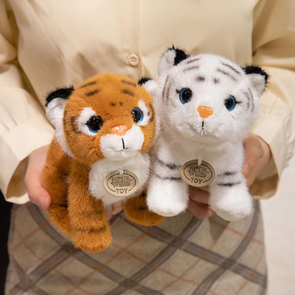 Cute Cute Animal Black Eight Panda Doll Plush Toy White Little Tiger Doll Children Soothing Doll