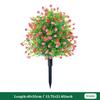 1/2PCS Artificial Colored Flowers with Spikes for Outdoor, UV Resistant Shrubs Plants, for Office Wedding Garden Yard DIY Decor