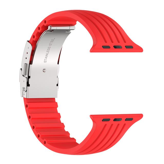 Straps For Apple Watch Ultra 2 Band 44mm 40mm 49mm 45mm 41mm 38 46mm 42mm Silicone Bracelet Correa Iwatch Series 3 6 Se 7 8 9 10