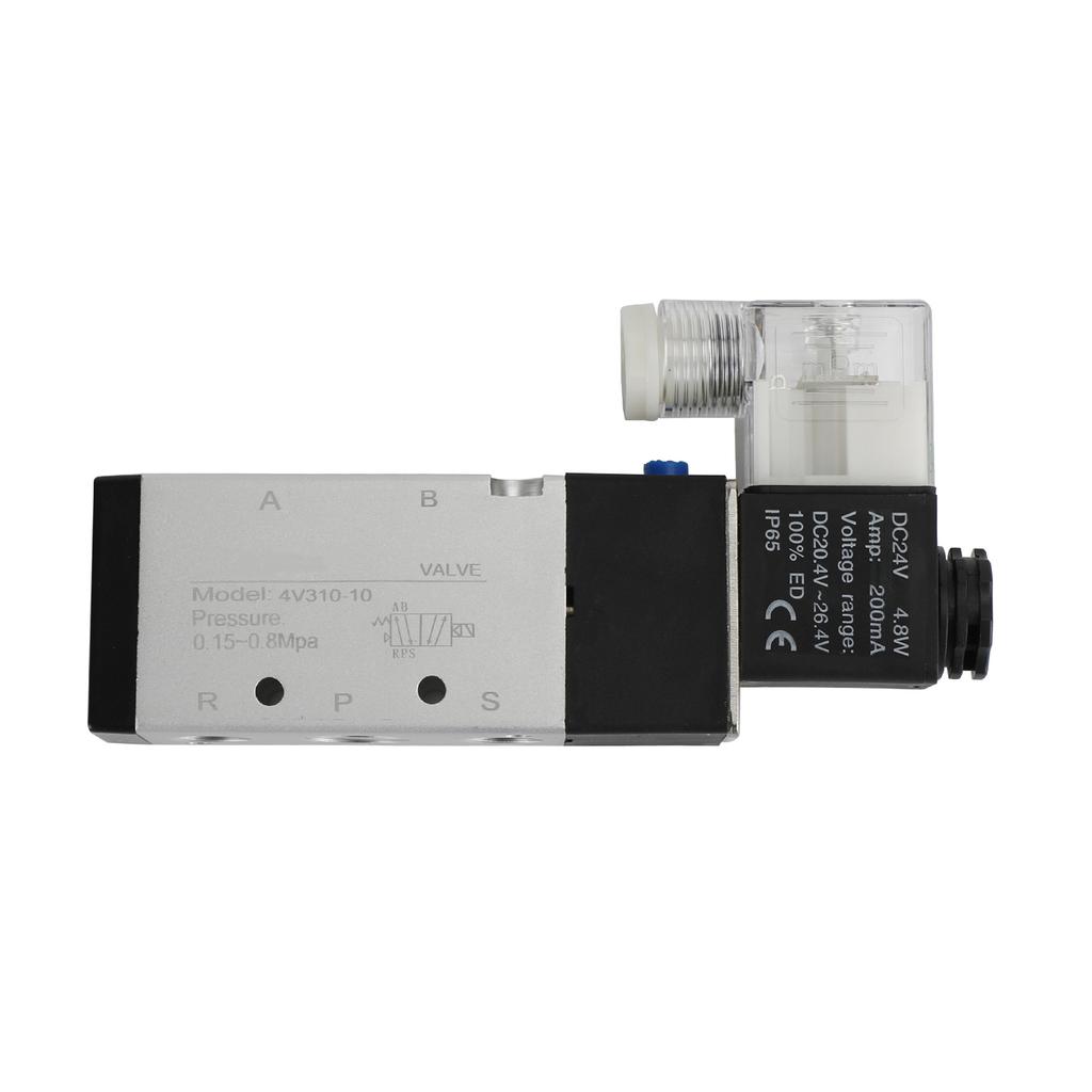 4V310-10 5/2-Wege PT3/8" DC 24V Pneumatisches Elektrisches Magnetluftventil
