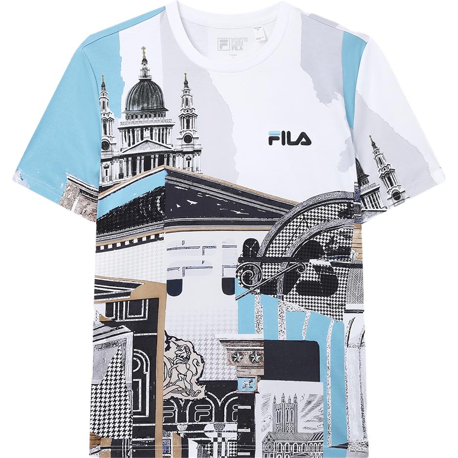 

New FILA T Shirt Men s All Over Print F11M338111FZA M