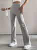 Women's 2024 Autumn/Winter Slim-Fit Flare Knit Pants