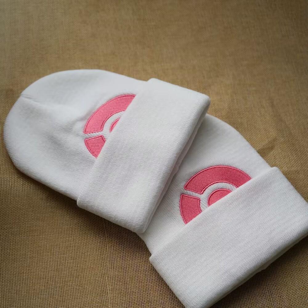 Cartoon Embroidered Dawn Knitted Windproof Hat For Outdoor Enthusiasts